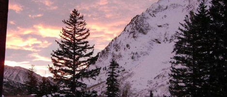 Sunset behind Mt. Superior