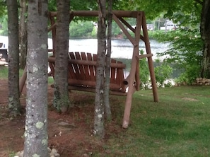 peaceful place to relax at the lakefront