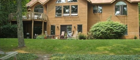 View of house from the dock