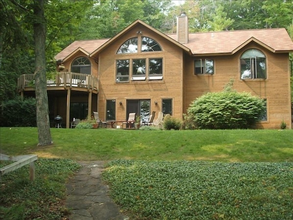 View of house from the dock