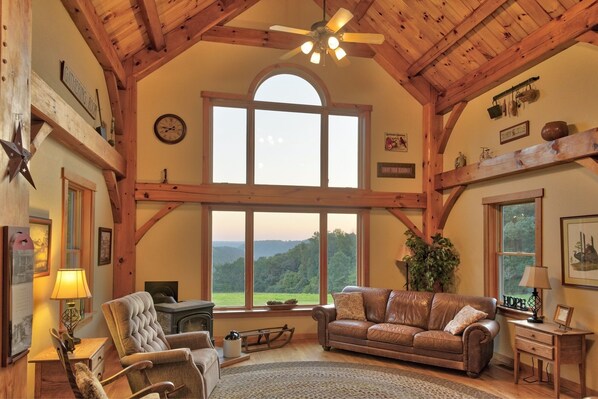 Great room looking toward KY River
