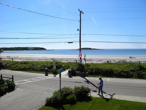 View from the front of the house.  Looking at Goose Rocks Beach