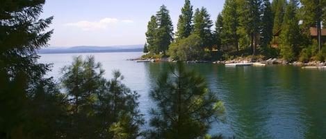 View from the property lake shore.