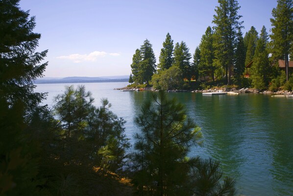 View from the property lake shore.