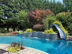 Waterfalls and super slide!