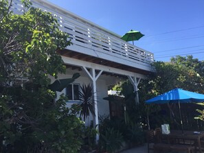 View from yard between the 2 structures