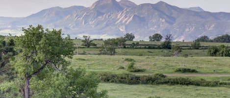 Flatirons over Boulder