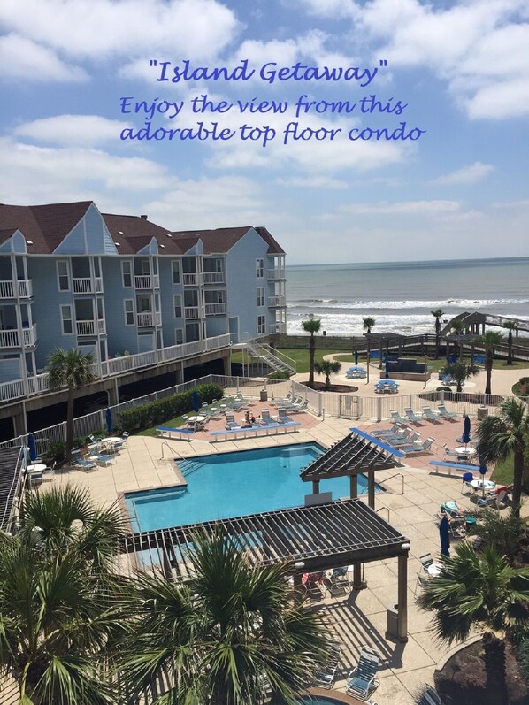 Welcome to "Island Getaway" an adorably furnished top floor condo