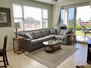 Walk right into your spacious Vacation Home with lovely lower lanai by the ocean