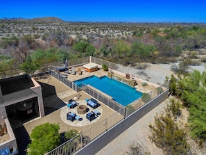 Private Backyard - Pool fence for safely 