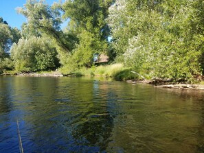 View of Red Dog from river