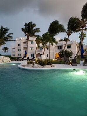 Evening at the pool