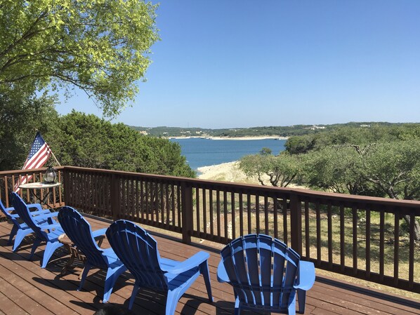 View from deck!