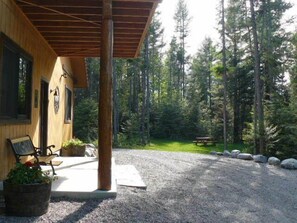 your private driveway ,entrance and yard