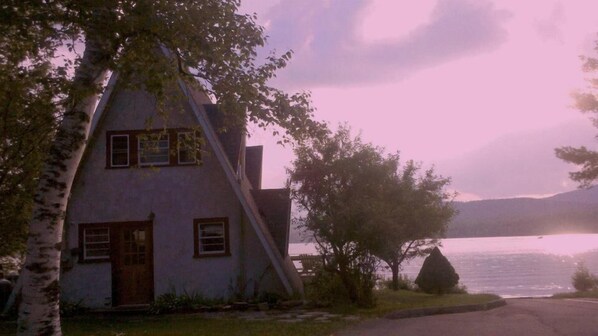 A-Frame with lake view