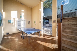 Main floor - ping pong