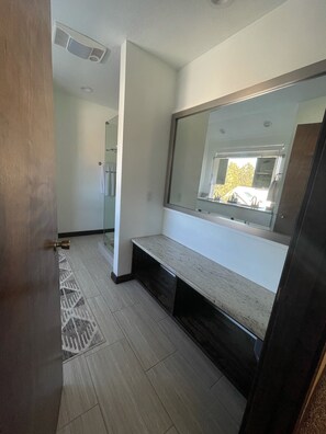 Newly renovated primary en suite bathroom