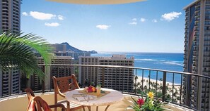 View from an ocean view villa, please ask for available views. 
