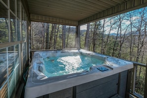 Bain à remous extérieur