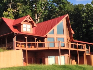 Custom Log Home with Wrap Around Porch
