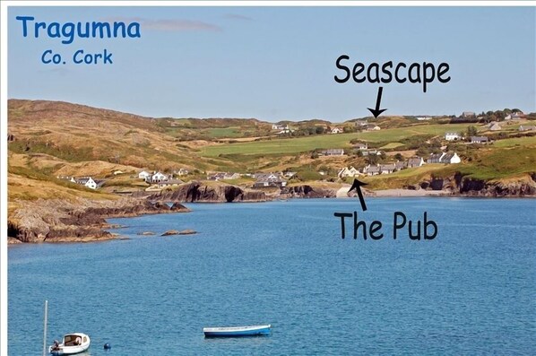 Seascape, right in the heart of the quaint village of Tragumna.