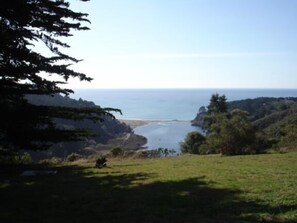 View of the Pacific Ocean from Wine Barrel