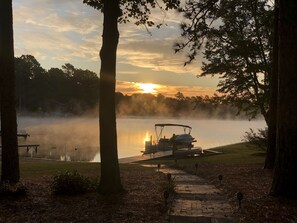 Beautiful sunrise from our deck