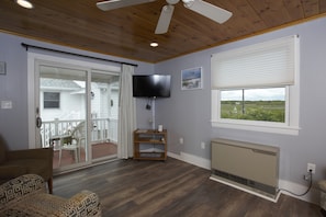 Living room with queen sofa bed