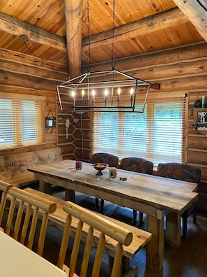 Hand made dining table newly added!