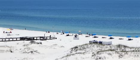 Relaxing Gulf View From the 5 X 17 Foot Balcony.