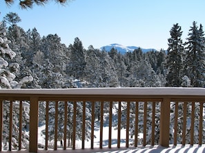 View of Pike's Peak From The Deck