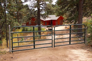 Driveway View of Cabin