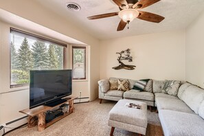 Front living room equipped with Xfinity flex box 