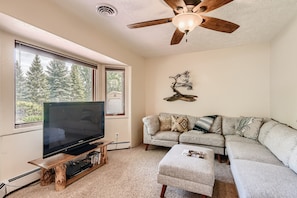 Front living room equipped with Xfinity flex box