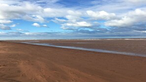 When the tide is out you can walk for miles! Gorgeous views!