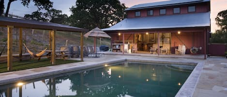 Barn & Salt Water Swimming Pool  (Solar Heated from April - October) 