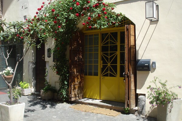 the main door