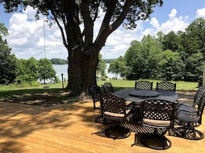 Have your lunch out on the deck - or just hang out and enjoy the view!