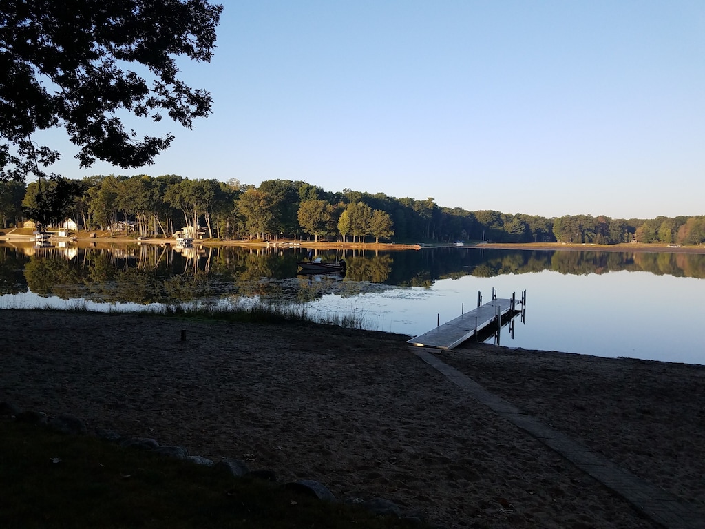 Big Star Lake beach front home, Baldwin, MI Vacation Rental By Owner