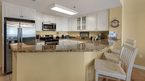 Kitchen with all the conveniences of home