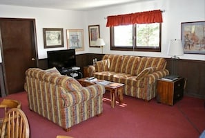 Looking into the family room