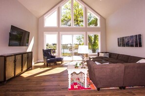 Main Floor Living Area and Deck