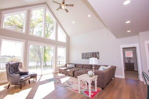 Main Floor Living Area and Deck