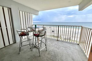 Private gulf front balcony!