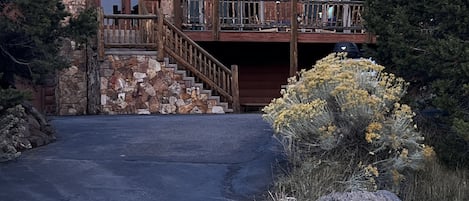 View of house from driveway. 