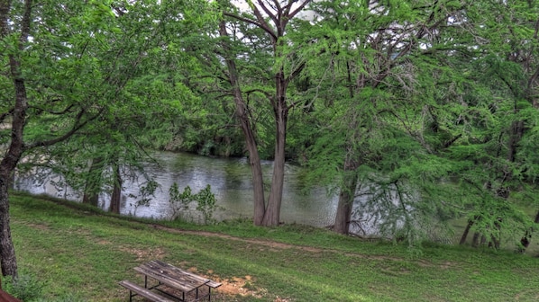 Looking down from your back porch