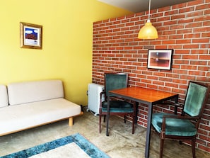 The living room area.