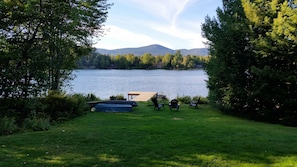 another backyard view of Mirror Lake and Moose/McKenzie Mountain