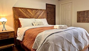 Master Bedroom with streaming television.