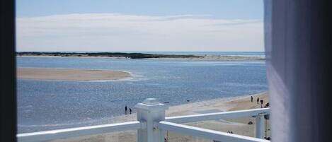 View from Deck of Bay and Ocean...